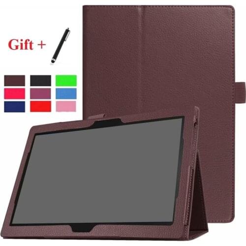 Ultra Slim Funda for Lenovo tab M10 10.1'' Multi-Angle Stand Shakeproof Tablet Case for TB-X605F TB-X605L TB-X505F with Film+Pen