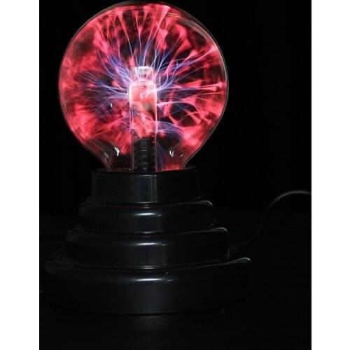 Magic Glass Plasma Ball Christmas Gift Night Light USB New Year Magic Plasma Sphere Lightning Party glitter lamp For Kids