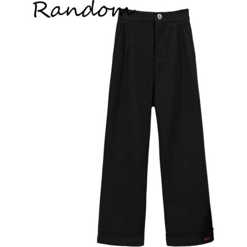 XING WEI SI Women's Wide Trousers