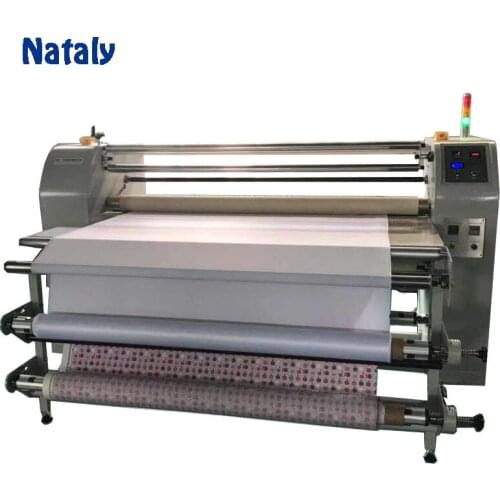 Factory price 1700mm sublimation rotary oil heat press transfer machine