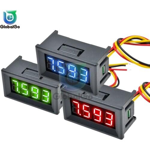 0.36 inch Mini LED Digital Voltmeter Smart Car Motocycle Voltage Meter Volt Detector Tester Monitor Panel Red