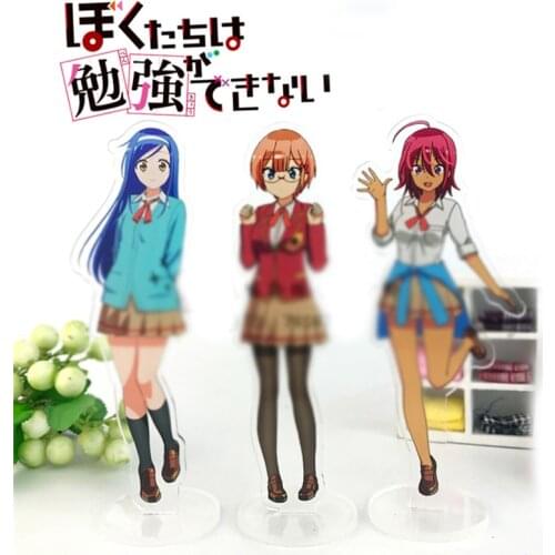 1pcs Anime Bokutachi wa Benkyou ga Dekinai Furuhashi Fumino Ogata Rizu Acrylic Stand Figure Cosplay Prop Boy Girl Gift