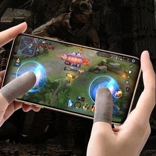 1pcs Game Controller Finger Cover Gaming Finger Gloves Non-Scratch Sleeve Sensitive Breathable Nylon Mobile Touch Screen