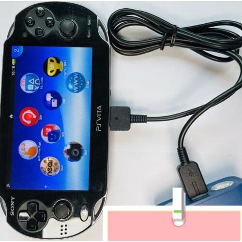 2 in 1 USB Data Transfer Sync Cable Charger Charging Cord Line For Sony PlayStation PS Vita PSV Game 1.2m PSP1000 Chargng Cable