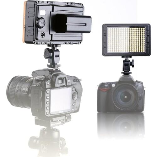 204 Pcs Beads LED Fill Flash Light Magnetic pick-up Filter Installation Stepless Adjustment for DSLR Cameras DV Camcorders