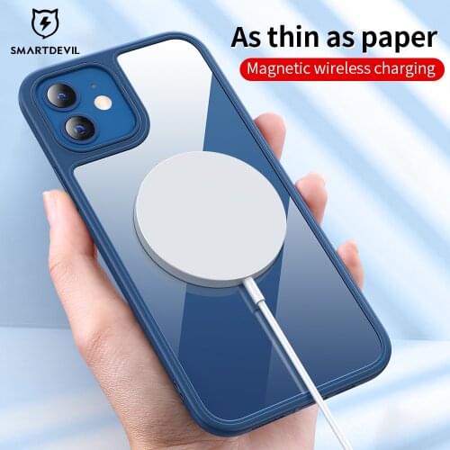 SmartDevil Hidden Airbag Cover For iPhone 12 Pro Max Case For iPhone 12 Pro Case For iPhone 12 Case Thin For Women Men Luxury