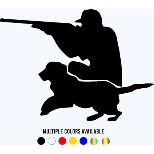 CK20336# Die-Cut Vinyl Decal Hunter Car Sticker Waterproof Auto Decors on Car Body Bumper Rear Window