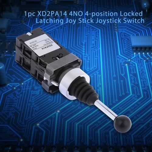 Joystick Monolever Switch XD2PA14 4NO 4 Position Latching Return Momentary Joy Stick Car accessories