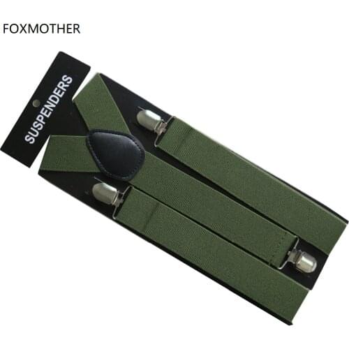 FOXMOTHER Men's Suspenders