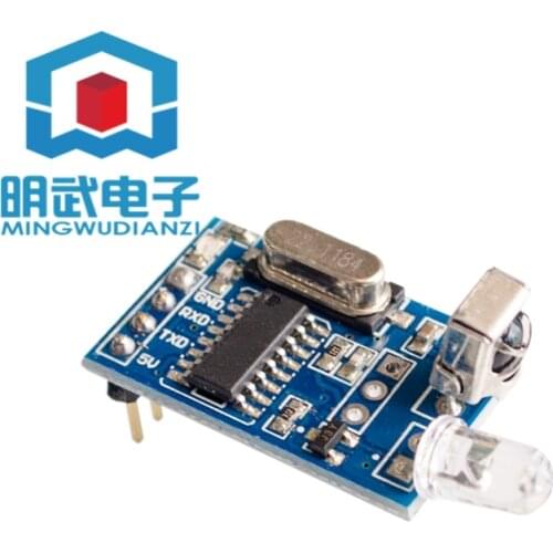 5V IR Infrared Remote Decoding Decoder Encoding Board Infrared Wireless Data Transmitter Receiver Module for Smart TV Control