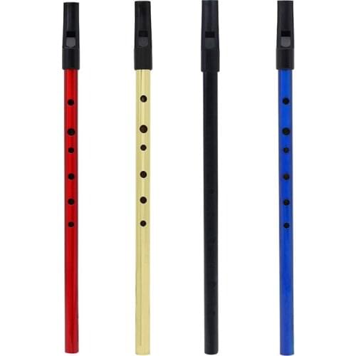 Irish Whistle Ireland Flute whistle Tin whistle Key of D Penny whistle 6 Holes Flute Chanter Mini pocket Musical Instrument