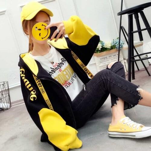 Kpop korean bangtan hoodies for girls streetwear yellow hooded sweatshirts plus size white red fall 2020 woman