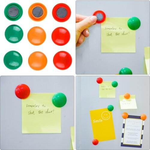 10pcs/Lot Fridge Magnets Colorful Creative Refrigerator Office Magnets For Calendars Whiteboards Home Decor Kitchen Accessories