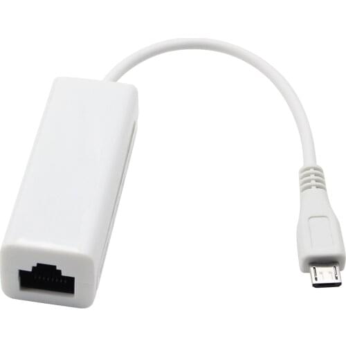 Micro USB OTG LAN USB HUB Port Ethernet RJ45 for Raspberry Pi Zero