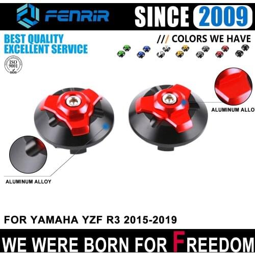 Motorcycle CNC Frame Hole Cap Plug Bolt Screw Decorative Cover for Yamaha YZF-R3 Kawasaki Ninja300R HONDA Suzuki Ducati Aprilia