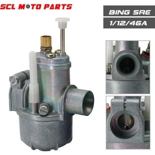 ALconstar-Motorcycle Carburetor Bing Carb 12mm For Puch Zundapp TUNTURI MUSTANG BING Vergaser SRE 1/12/46A