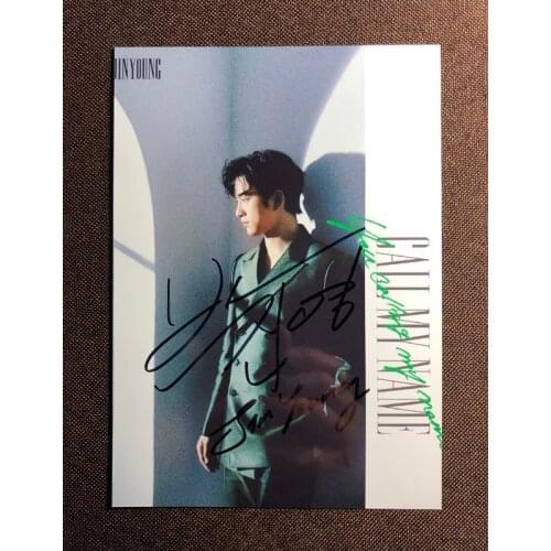 Signed GOT7 Park Jin Young Jr. Junior autographed photo Call My Name 5*7 1019O3