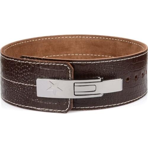 Genuine Leather Weightlifting Belt Gym Fitness Weight lifting Back Support Power Training Blet Equipment Man Women