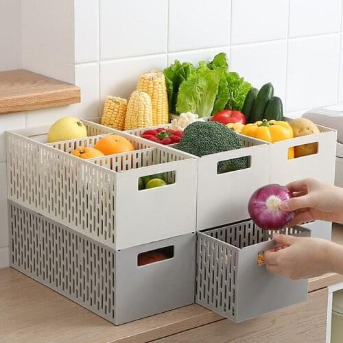 Sundry storage basket student desktop snack storage box plastic cosmetic storage box household kitchen sorting box makeup box