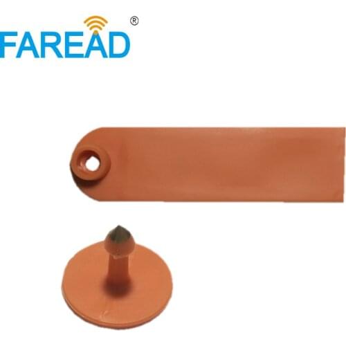 Best quality x10pcs RFID animal sheep ear tag UHF 860-960MHz Passive tag for livestock identification ISO18000-6C Standard