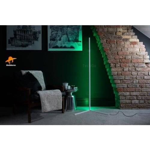 Modern LED floor lamp RGB floor light colorful bedroom dining room atmosphere lighting club home indoor decor standing lamp