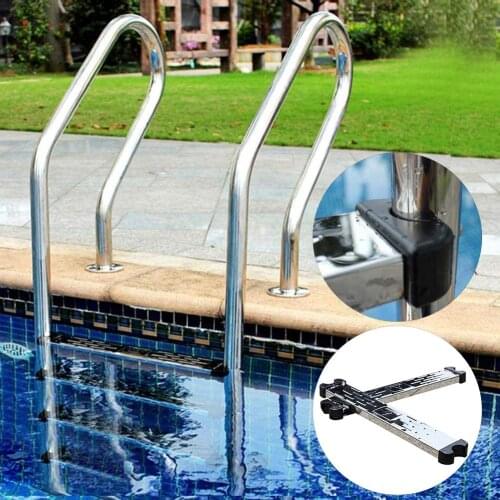 Stainless Steel Swimming Pool Step Non-Slip Replacement Anti-rust Ladder Pedal Pool Step Non-Slip Replacement Anti-rust Ladder P