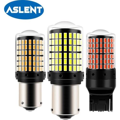 1PCS CanBus S25 1156 BA15S P21W LED BAU15S PY21W 1157 BAY15D P21/5W lamp T20 LED 7440 W21W WY21W led Bulbs For Turn Signal Light