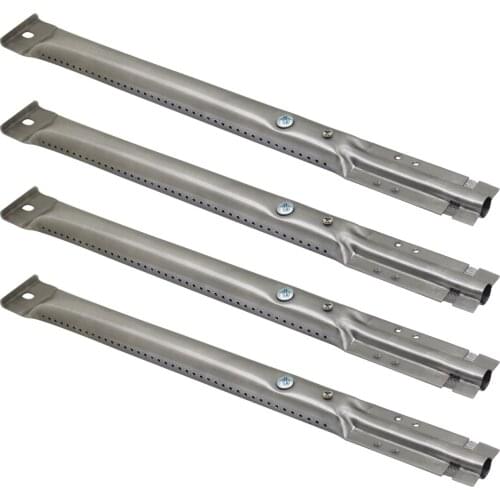 Grill Tube 4pcs Adjustable Telescopic Stainless Steel Pipe Tube Burners BBQ Grill Parts Replacement Universal BBQ