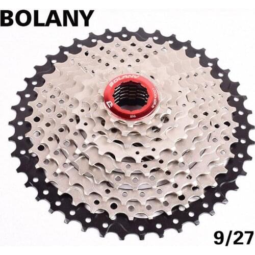BOLANY MTB Bike bicycle Freewheel 9S 11-36 40 42 Mountain Bike Flywheel 8 9 Speed Cassette Sprocket For SHIMANO Wide Ratio