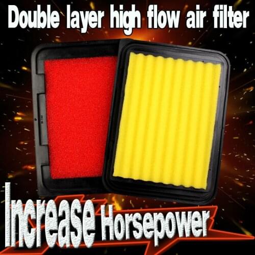 High flow air filter fit TOYOTA YARIS 1.5 1.8 2006-2016 ( match kn 33-2360 )