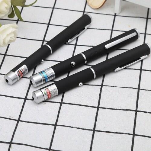 High Power Mini Laser Pen Laser Sight Pointer Dot Laser Light Pen Vert 5mw 532nm Teaching Hunting Laser Pointer Red/Green/Purple