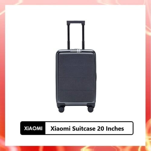 Xiaomi 20 inch Portable business Standard Boarding Case PC material SA Double Code Lock Business Luggage 360° Universal Wheel