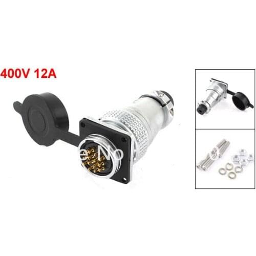 Y28-14 Waterproof 14 Pin Electric Deck Circular Aviation Connector Adapter Plug 12A 400V AC