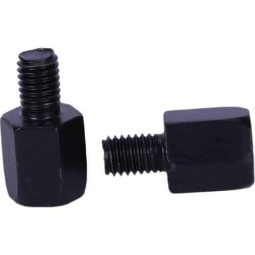 2 PCS UNIVERSAL MOTORCYCLE MOTORBIKE MIRROR ADAPTORS CONVERTS 8MM TO 10MM THREAD