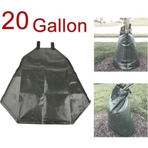 20 Gallon Tree Watering Bag Reusable Agricultural Garden Plants Hanging Dripper Bag Slow Drip Irrigation Bag with Zipper