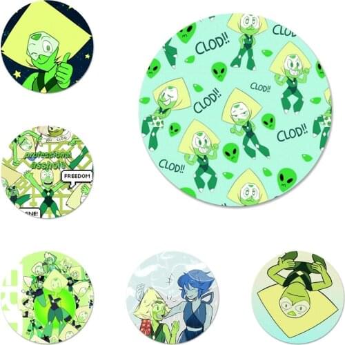 58mm STEVEN UNIVERSE PERIDOT Kitchen Home Decor Refrigerator Magnetic Stickers Opener Beer Coke