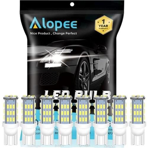 8-Pack Super Bright White T10 921 194 42 SMD LED for Car RV Interior Trailer Light Backup Reverse Bulbs Side Marker Light 12V