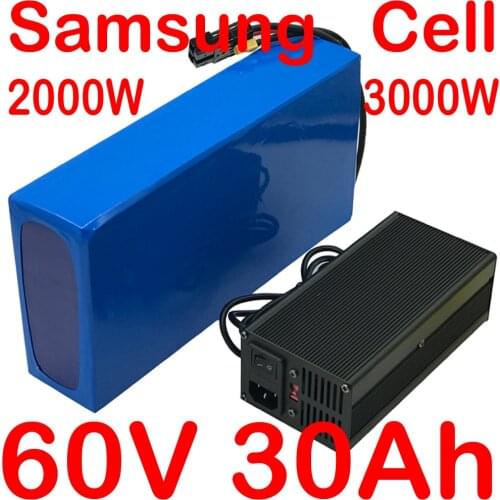 60V 20Ah Ebike Battery Pack 60V1000W 2000W 3000W Electric Scooter Battery 60V 30Ah 25Ah 20Ah 18Ah 15Ah 13Ah 10Ah Lithium Battery