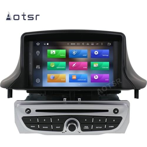 AOTSR Car Radio Auto Android 10 For Renault Megane 3 Fluence 2009 - 2015 Multimedia Player Stereo GPS Navigation DSP AutoRadio