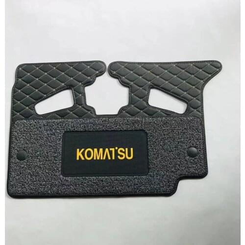 Free shipping for excavator foot pad for Komatsu 56-7 special floor rubber cab foot pad and pedal pad