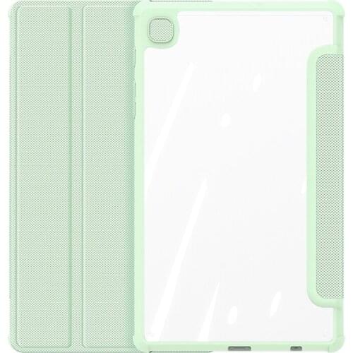 Case for Samsung Galaxy Tab A7 Lite 2021 8.7Inch T220 T225 PU+Transparent PC Flip Case Tablet Stand PU Leather Case