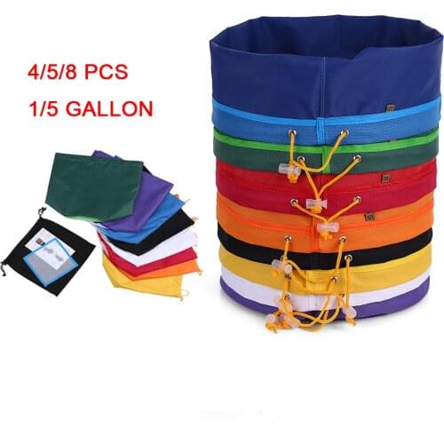 5 Gallon Filter Bag Bubble Bag Garden Grow Bag Ice Hash Herbal Bags Essence Extractor Kit Extraction Planting Growing Bags Mesh