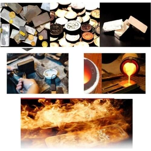 LXAE Graphite Oil Tank Mold High Temperature Resistant Gold Silver Copper Aluminum Bar Gold Smelting Processing Crucible