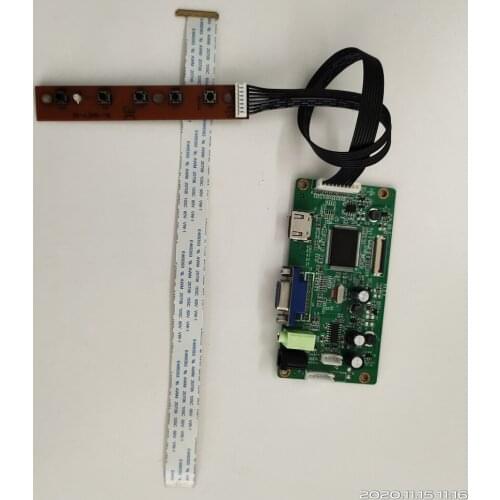 Kit for B156XTK01.0 1366x768 Display VGA Screen HDMI LCD 40pin LVDS Controller Board Panel EDP Driver LED Monitor 15.6"