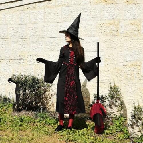 Performance Costumes for Children Girls Disfraz Halloween Mujer Performance Clothing Party Kidss Witch Costumes Cosplay Show