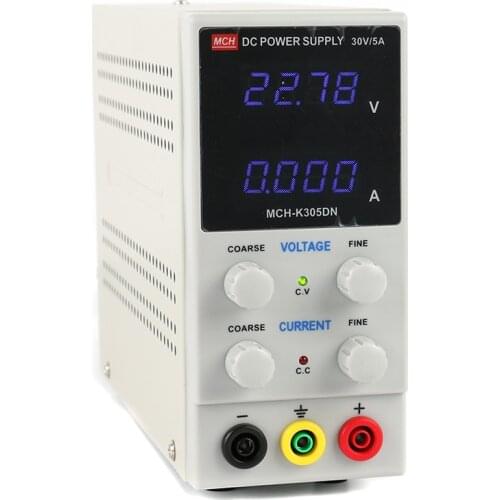 MCH-K305DN Laboratory DC Power Supply Digital Adjustable Regulated 30V 5A Switching Power Supply For Phone Repair