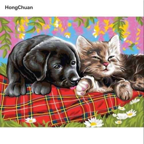 Cute little animals 5D DIY square/round diamond painting cross stitch needlework mosaic diamond thorn show home decoration gift
