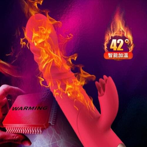 Man Nuo Dildo Vibrator Telescopic Thrusting G-Spot Automatic-Up Sex-Toys Down-Massager Retractable Thrusting Dildo Sex Vibrators