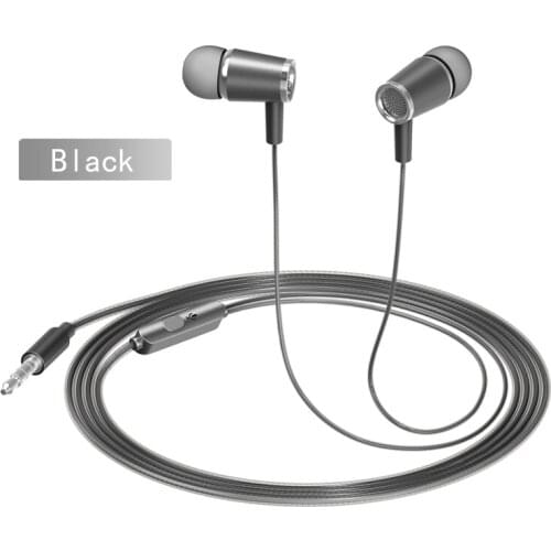 Music Wire Earphone U45 With Mic 3.5MM In-Ear Headset For Mobile Phone PC Pad Laptop Game Wire Earphone Stereo For Android IOS