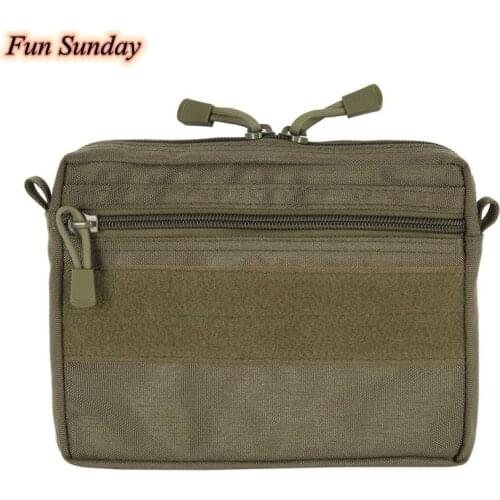 600D Nylon Waist Bag Hunting Pouch Molle Military Tool Black Green Colors